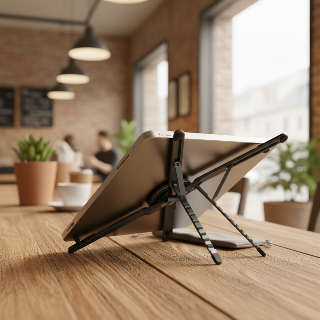 Tablet in café