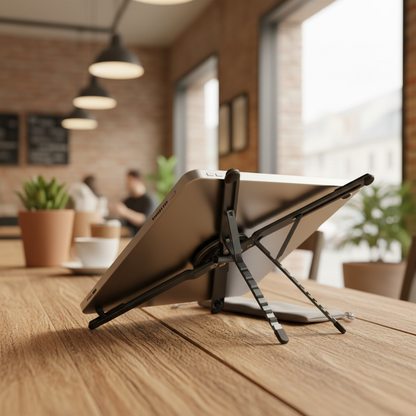 Tablet in café